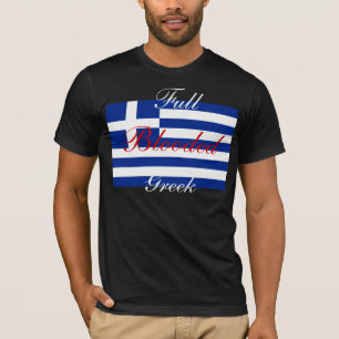 VOLLEDIG GRIEKS MET BLOOTSTELLING T-SHIRT