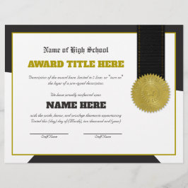 Volledig  gunningscertificaat voor SPORTEN Briefhoofd