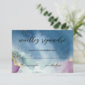 Volledig , hemelse bruiloft RSVP (Staand voorkant)