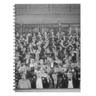 VOLLEDIG HUISpubliek, , theater, menigte, mensen Notitieboek