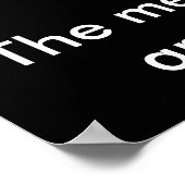 Volledig kleurenblind Poster (Hoek)