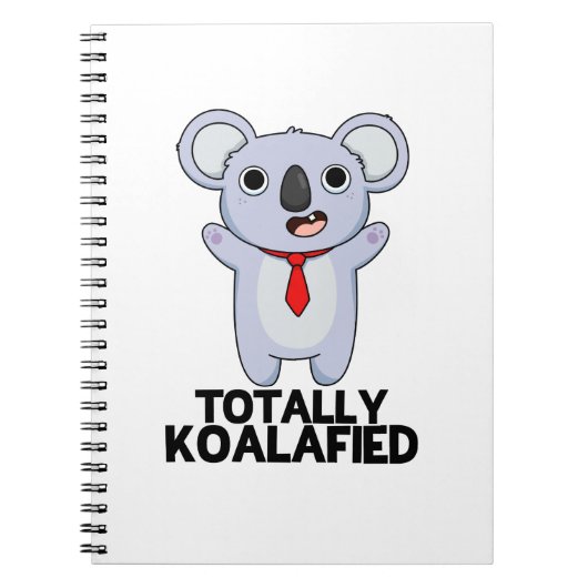 Volledig Koala-achtig Grappige Koala Beer Pun Notitieboek (Voorkant)