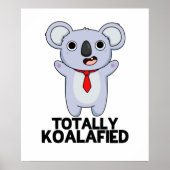 Volledig Koala-Gespecificeerde Funny Koala Beer Pu Poster (Voorkant)