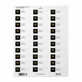 Volledig label Moonadres (Full Sheet)