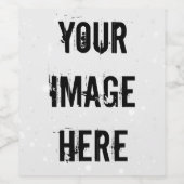 Volledig label wijn etiket (Enkel label)