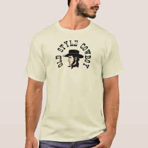 Volledig met zwart pet:  oude stijl Cowboy T-shirt