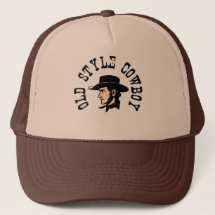 Volledig met zwart pet:  oude stijl Cowboy Trucker Pet