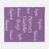 Volledig  moederdeken fleece deken (Voorkant (Horizontaal))