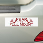 Volledig monteren bumpersticker (Op auto)