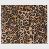 Volledig naadloos jaguar cheetah dierenhuidpatroon cadeaupapier (Vlak)