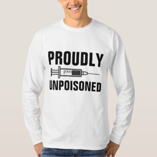 VOLLEDIG NIET-GEPLAATSTE ANTI-VACCINE T-SHIRTS