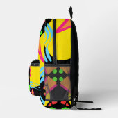 Volledig Nieuwe Golfjaren tachtig Bedrukte Rugzak (Rechts)