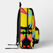 Volledig Nieuwe Golfjaren tachtig Bedrukte Rugzak (Links)