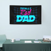Volledig Rad Pap Funny Vaderdag 80s Gift Spandoek (Beurs)