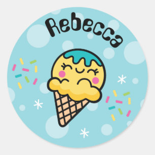 Volledig Schattigee Doodles Ice Cream stickers