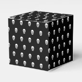 Volledig schedelpatroon bedankdoosjes (Voorkant Zijde)