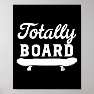 Volledig skateboard grappige novelty  poster