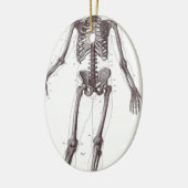 Volledig Skelet Keramisch Ornament (Links)