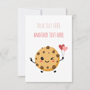 Volledig  Tall Vertical Cookie Teacher Th Bedankkaart