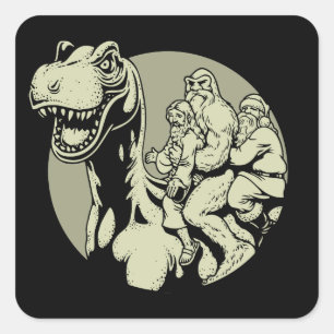 Volledig True Stuff Vierkante Sticker