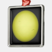 Volledig uitzicht van de zon metalen ornament (Links)