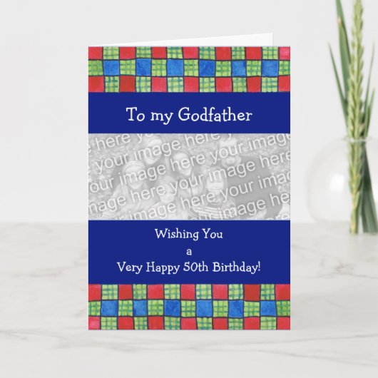 Volledig verjaardagsfotokaart kaart (Voorkant)