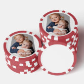 Volledig Verticaal Foto Script Aangepaste Tekst Poker Chips (Opstapeling)