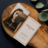 volledig verticaal fotografiescript visitekaartje