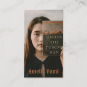 volledig verticaal fotografiescript visitekaartje (Voorkant)