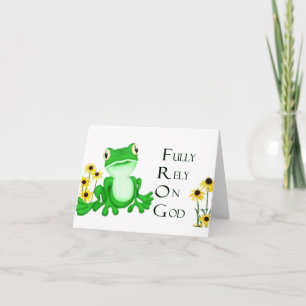 Volledig vertrouwen - Notecards Kaart