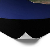 Volledige Aarde met Afrika, Europa en het Midden-O Poster (Hoek)