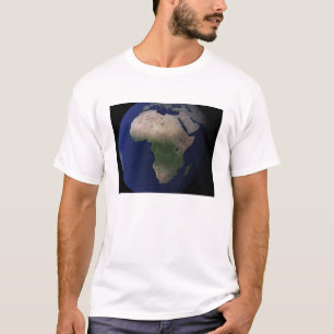 Volledige Aarde met Afrika, Europa en het Midden-O T-shirt