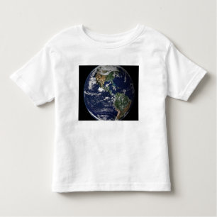 Volledige Aarde met Noord- en Zuid-Amerika Kinder Shirts