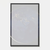 Volledige Aarde met stadslichten Post-it® Notes (Voorkant)