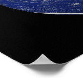 Volledige Aarde met Zuid-Amerika Poster (Hoek)