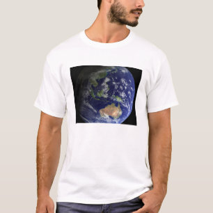 Volledige Aarde vanuit de ruimte, met Australië T-shirt
