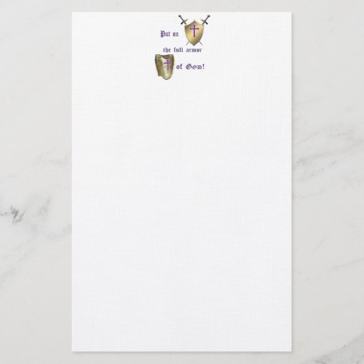 Volledige artiest van God Briefpapier (Voorkant)