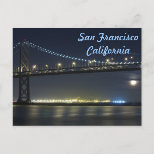 Volledige beweging onder de Brug van San Francisco Briefkaart