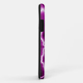 Volledige bewegings- en Paarse bliksem Case-Mate iPhone Case (Achterkant/rechts)
