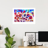 VOLLEDIGE BLOEMSTROMEN POSTER (Thuiskantoor)