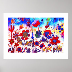 VOLLEDIGE BLOEMSTROMEN POSTER