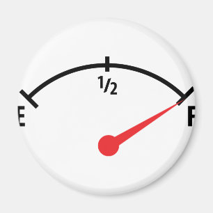 volledige brandstoftankindicatormeter magneet