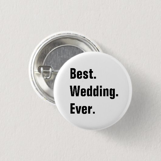 Volledige  bruiloft ronde button 3,2 cm (Voorkant /achterkant)