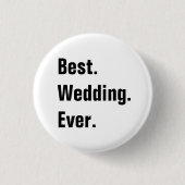 Volledige  bruiloft ronde button 3,2 cm (Voorkant)