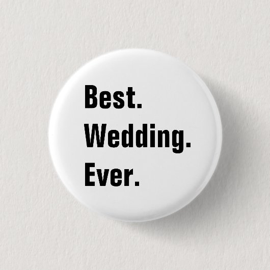 Volledige bruiloft ronde button 3,2 cm (Voorkant)