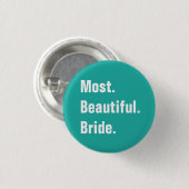 Volledige bruiloft ronde button 3,2 cm (Voorkant /achterkant)