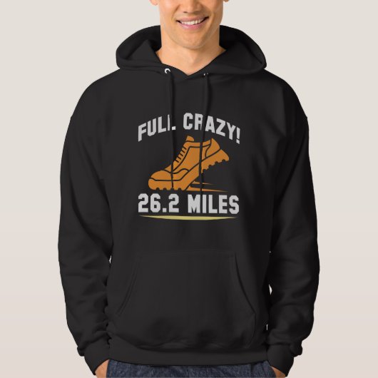 Volledige Crazy 26,2 Miles Hoodie (Voorkant)