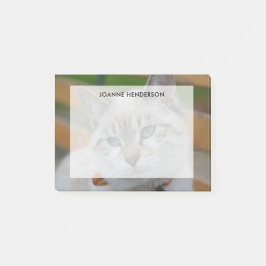 Volledige de tekstbekleding van de douanefoto met  post-it® notes (Voorkant)