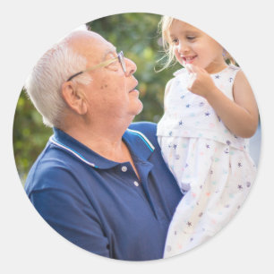 Volledige foto aangepast Maak je eigen Ronde Sticker