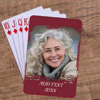 Volledige foto Custom Poker — Bourgogne Pokerkaarten